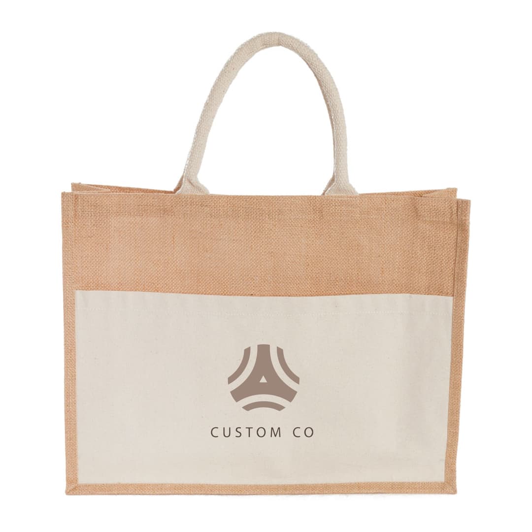 Recycled Threads Tote with Cotton Pocket product image 2