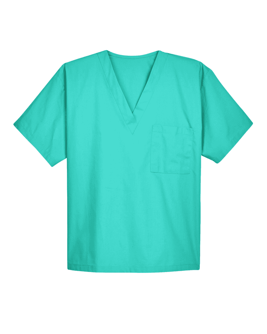 Dorian Adult Cotton Poly 4.9 oz. Scrub Top-Unisex product image 5