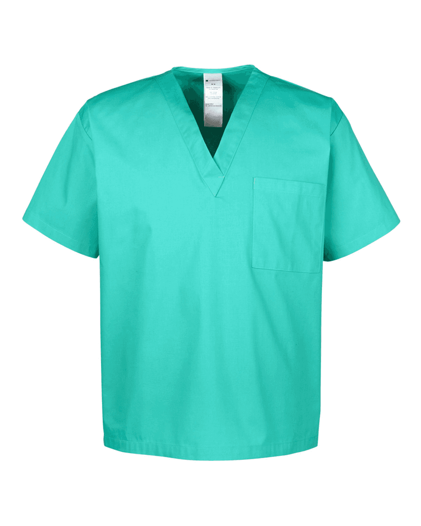 Dorian Adult Cotton Poly 4.9 oz. Scrub Top-Unisex product image 7