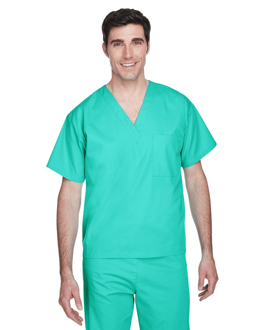 Dorian Adult Cotton Poly 4.9 oz. Scrub Top-Unisex product image 1