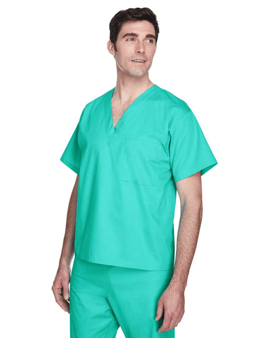 Dorian Adult Cotton Poly 4.9 oz. Scrub Top-Unisex product image 2